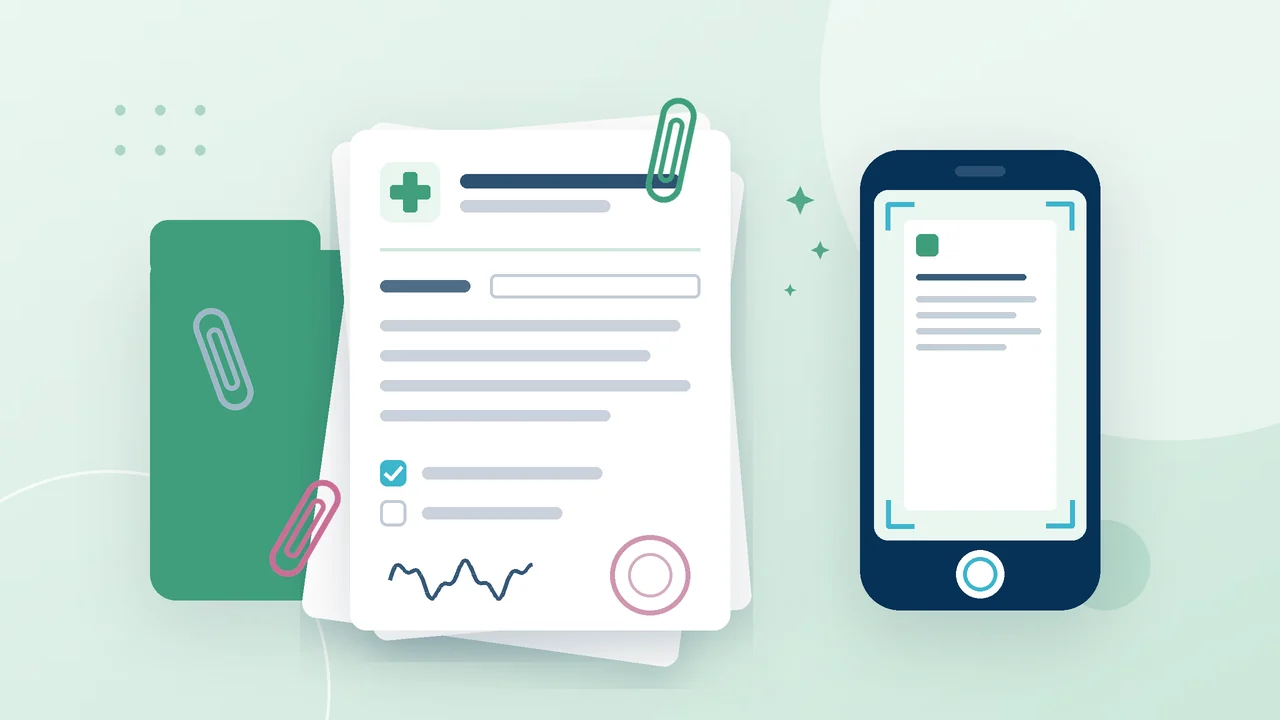 Referrals, reports and scans: keeping client paperwork in one place